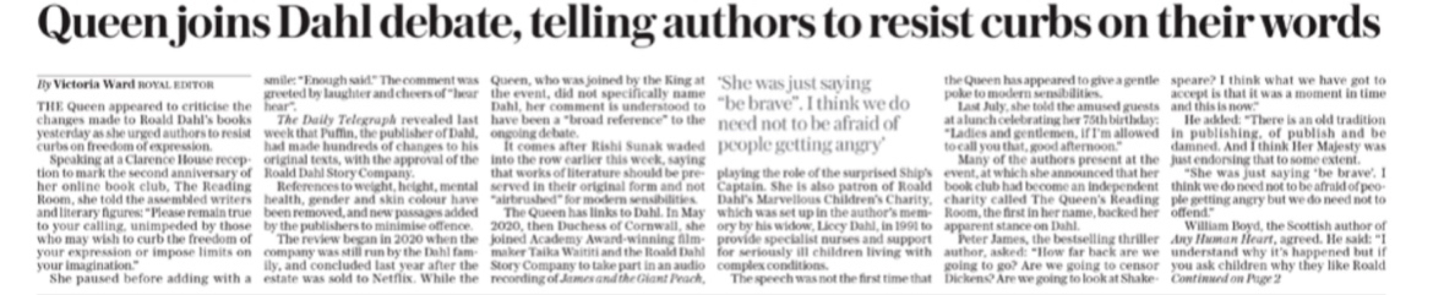 So Camilla is Queen now?