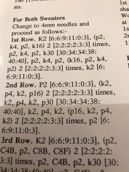Rusty knitter needs help following pattern