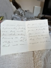 Anyone fancy trying to decipher a letter from 1877? Pics attached