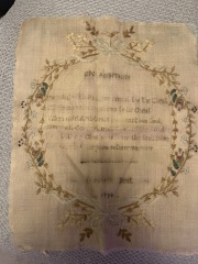 I have a sampler from 1796 to decipher. Old Trot calling the history buffs! Pic attached