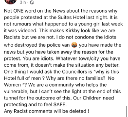 To worry about how right wing...