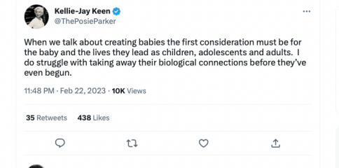 KJK opposing fertility treatment for gay couples