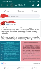 Chucked out of FB group - Host a Sister