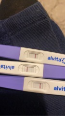 Faint pregnancy tests 
