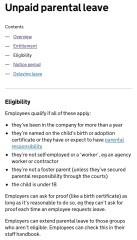 A Review is needed for Parental leave/ Pay and access to affordable childcare