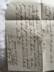 Anyone want to help decipher a letter from 1790? Pic attached. Hilariously starts with 'for god sake'