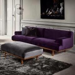 To put bright orange cushions on this sofa?