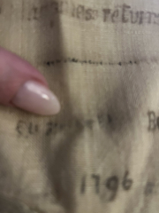 I have a sampler from 1796 to decipher. Old Trot calling the history buffs! Pic attached