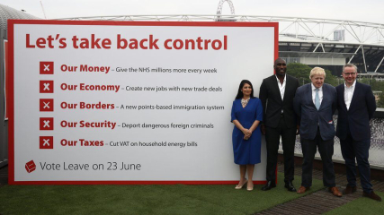 "Take Back Control of our borders"