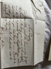 Anyone want to help decipher a letter from 1790? Pic attached. Hilariously starts with 'for god sake'