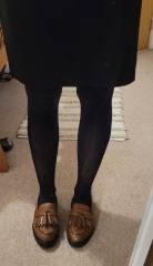 Loafers and skirt - pics