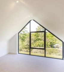 Curtains/blinds for pointy windows
