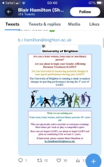 Trans athletes research - Brighton