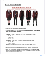 Girls' skirts policed. 