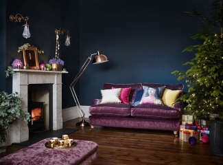 To put bright orange cushions on this sofa?