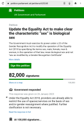 Petition to Update the Equality Act - thread 2
