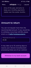 Octopus energy - refunds