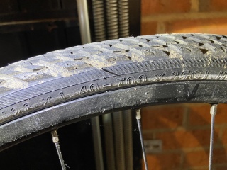 Can anyone help me decipher what bike tyres to order from these photos??