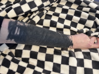 I’m getting my forearm blacked out tomorrow!