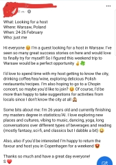 Chucked out of FB group - Host a Sister