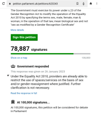 Petition to Update the Equality Act - thread 2