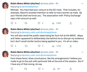 Any lawyers seen the video of RMW "explaining" GC beliefs?