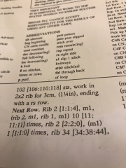 Rusty knitter needs help following pattern