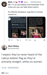 "Beth" Douglas suspended from Green Party for violent tweets.