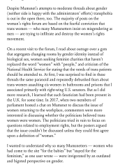 Remember the article The Road to Terfdom?