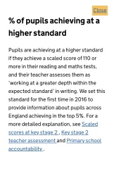 How common is it to be at Greater Depth throughout primary school?