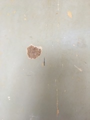 Removed old wallpaper - why's it blue underneath?