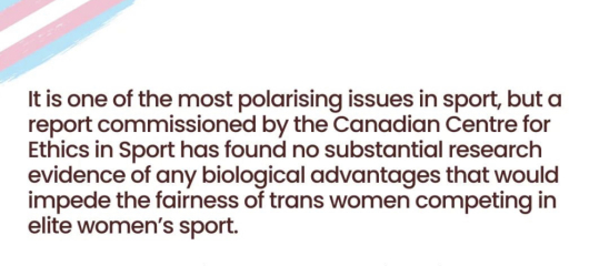 Trans athletes research - Brighton