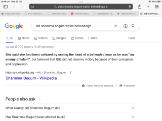 Shamima Begum lost her appeal.... 
