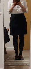 Loafers and skirt - pics