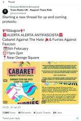 SNP encouraging protestors to wear masks to evade being identified and disrupts SfW event in Glasgow