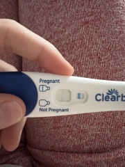 Positive or evaporated line?