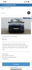 To ask what is going on with buying cars at the moment