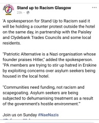 Standing for Women Glasgow 5th Feb