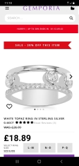 Dress ring - not real! - on a budget