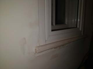 Possible damp next to a window