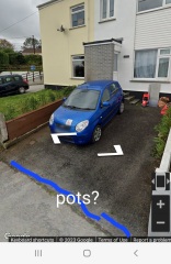 Temporary fence ideas for this house, pics included