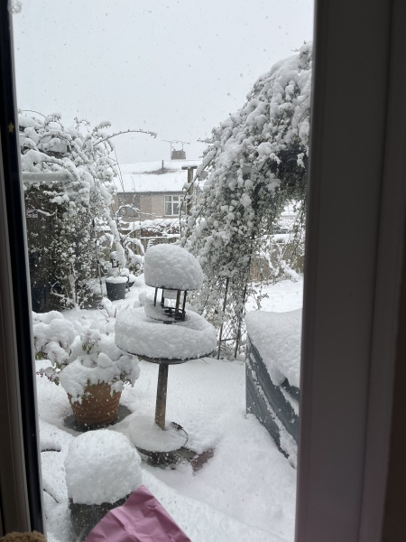 Amber snow warning for 9th and 10th March in the Pennines and Peak district.