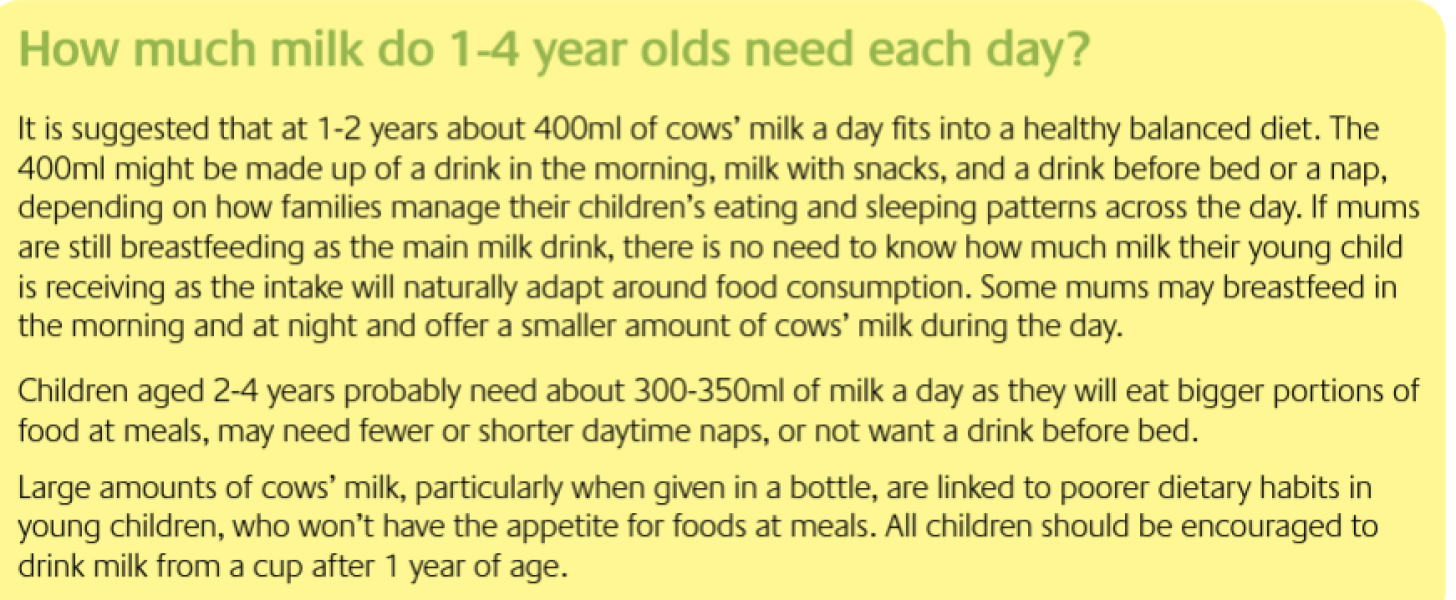 How much cows milk does your 12m old have?