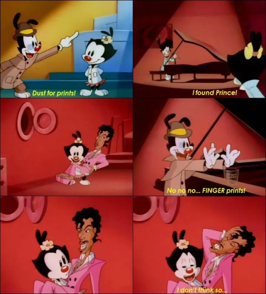 Adult humour in children’s programs/films