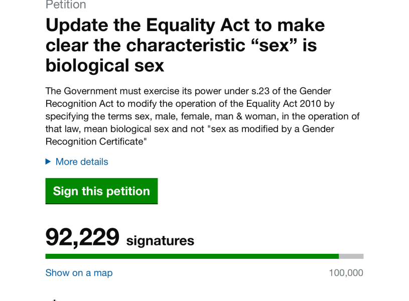 Petition to Update the Equality Act / Thread 3