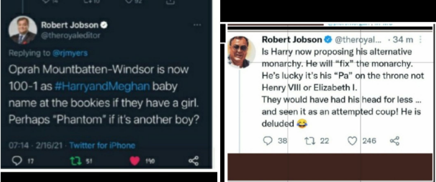 Royal Reporter Jokes that Archie should be dangled off the Balcony
