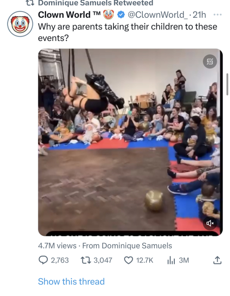 Caba Baba Rave - take your baby to watch nearly naked men in fetish gear