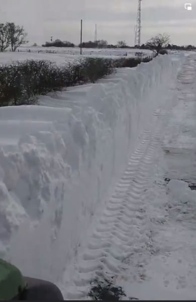 Amber snow warning for 9th and 10th March in the Pennines and Peak district.