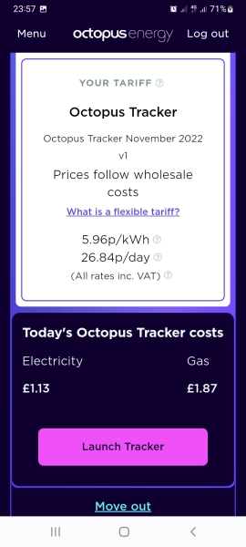 Octopus tracker tariff