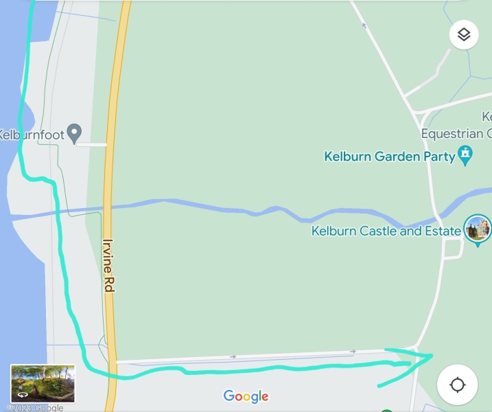 Largs station to Kelburn Castle